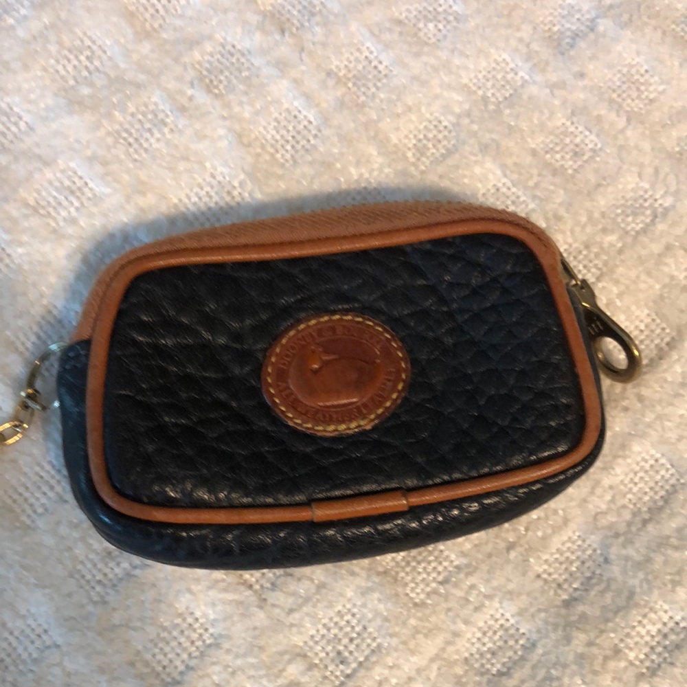 Dooney & Bourke all weather leather key fob pouch. Vintage